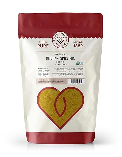 Pure Organic Kitchari Spice Mix - Pure Indian Foods - 8 oz (227g)