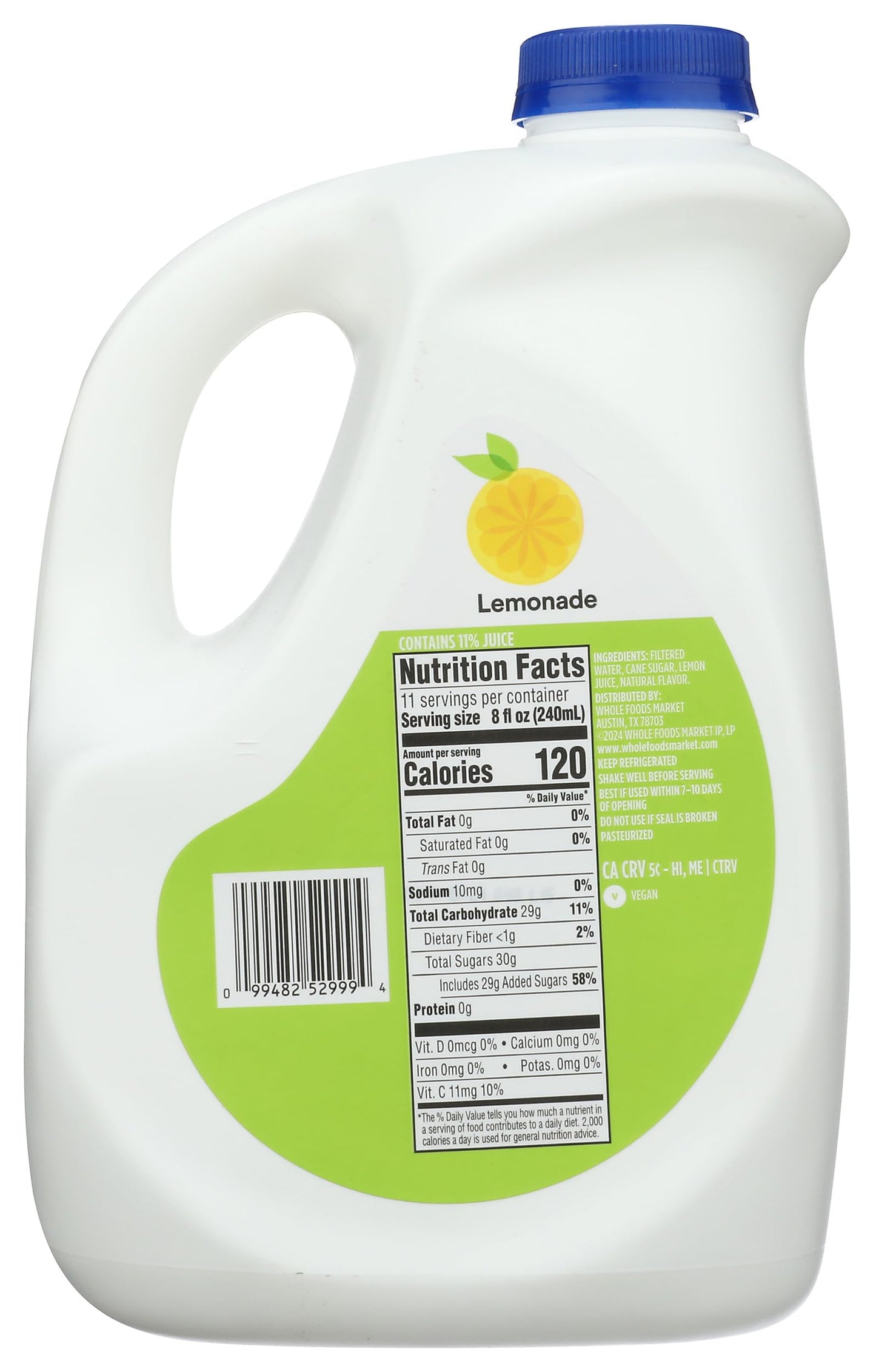 365 by Whole Foods Market Lemonade, 89 FZ
