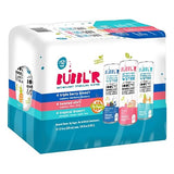 BUBBL'R Sparkling Water, 3 Flavors with Natural Caffeine, triple berry breez'r, twisted elix'r, tropical dream'r, Antioxidants, 0 Sugar - 12 Fl Oz