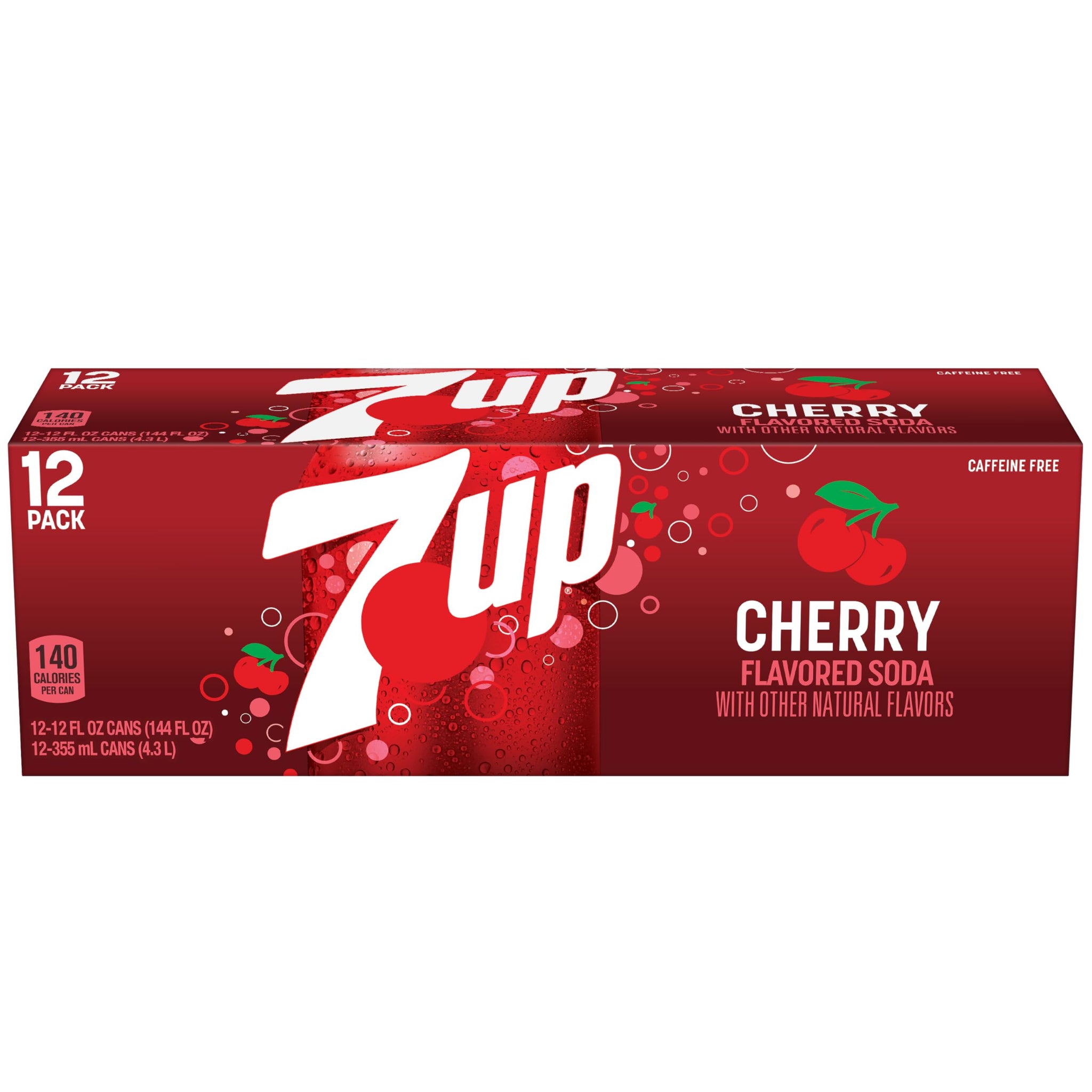 7 Up Cherry Soda in 12 oz cans (12 Cans)