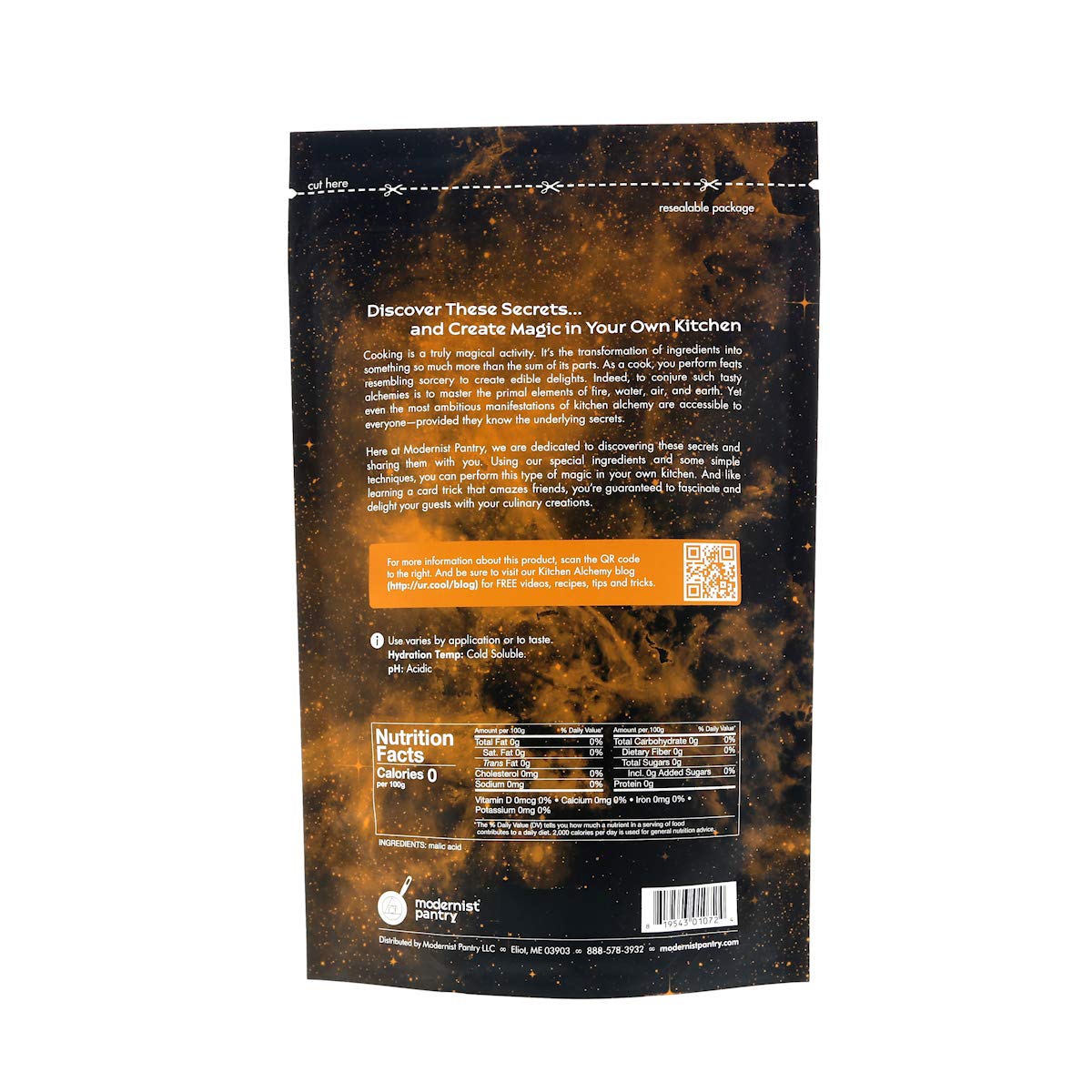Pure Malic Acid ? Non-GMO Gluten-Free Vegan OU Kosher Certified - 400g/14oz
