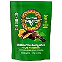 Heavenly Organics Mint Chocolate Honey Patties, 1 Bag- 12 single/bag Made with 100% Organic Cocoa and 100% Organic Raw White Honey; Non-GMO, Fair