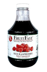 FruitFast 100% Pure Red Raspberry Juice Concentrate - 32 oz Quart Bottle | No Added Sugar, Unsweetened Raspberry Extract for Drinks, Smoothies