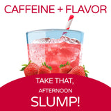 Crystal Light Sugar-Free Wild Strawberry Drink Mix with Caffeine (10 On-the-Go Packets)