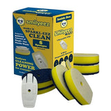 Smilyeez No-Plastic Non-Scratch Sponge Refill for OXO Good Grip Dishwand (Packs of 6) Throw Away The Sponge, NOT The Plastic