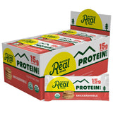Kate’s Real Food Organic Protein Bars - (Snickerdoodle, 2.2 oz, Pack of 12) - Plant Based Protein Bars - Gluten Free, Soy Free, Non GMO, Whole Grains