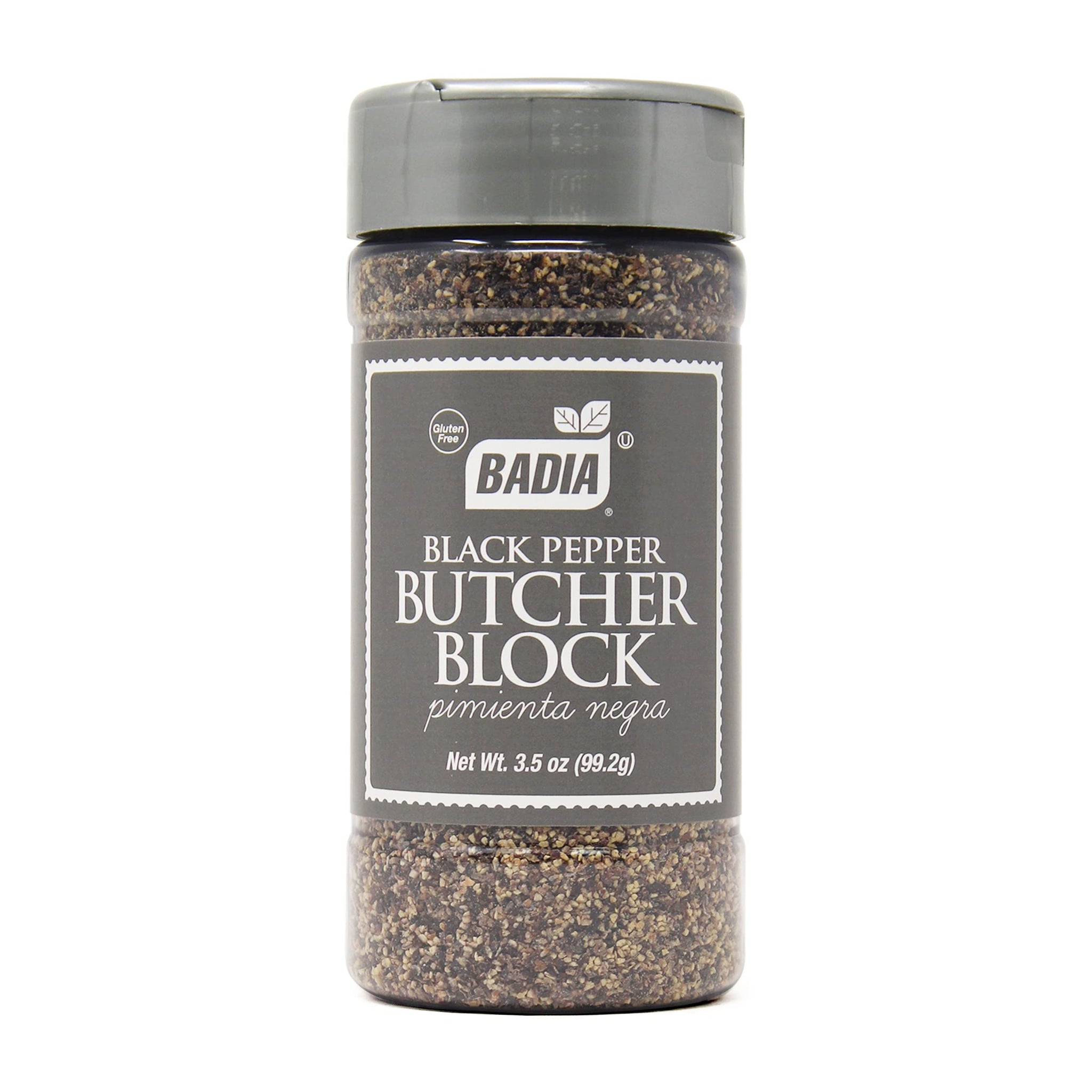 Pepper Black Butcher Block - 3.5 oz - Badia Spices