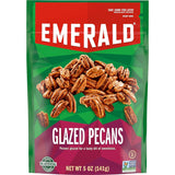 Emerald Nuts Combo Variety Pack Featuring Kettle Glazed Pecans & Honey Glazed Cashews | 5 Oz Resealable Bags | Kosher Certified, Non-GMO, Contains No
