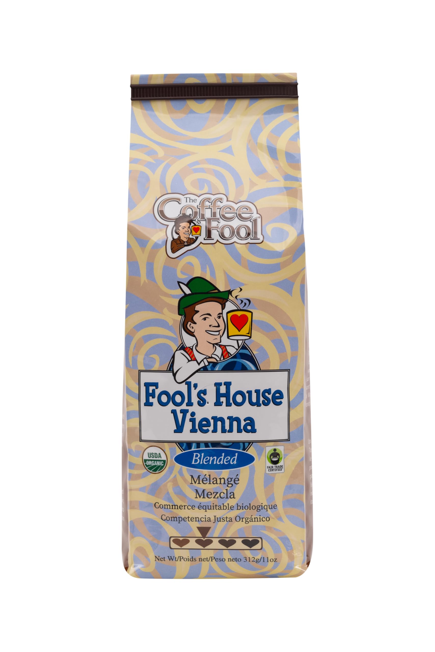 Coffee Fool's Organic Fair Trade House Vienna (Perk)