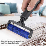 Dust Removal Silicone Roller Anti-static Roller Brush Four Sizes Manual Cleaner Tool for Dust Pet Hair Clothes Carpet Furniture(4in)