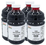 Nature Blessed 100% Pure Aronia Berry Juice Concentrate - 4 Quarts (4/32 fl oz bottles), Especially good for Home Vintners, Home Brewers, Smoothies, a