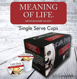 Caffe D’arte Single Serve Coffee - Meaning of Life Medium Roast - Roasted in Seattle, Perfect for Single-Serve Brewing - 12 Count