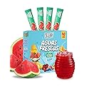 Klass Aguas Frescas, Powdered Drink Mix, 40 Singles Zero Sugar & Caffeine-Free Powder Packets, Water Drink Mix, Flavor: Watermelon - 5 Calories Per