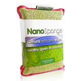 Nano Sponge Cleaning Sponges. Supersized Everyday Heavy Duty Household Kitchen and Dish Sponge. 2 Pack. 6 x 4
