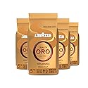Lavazza Qualità Oro Whole Bean Coffee, Medium Roast, 100% Arabica, 2.2 lb Bag (Pack of 4)