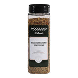 Mediterranean Seasoning, 18 oz - Greek Herb & Lemon Spice Blend - All Purpose Mediterranean Grill Rub, by Woodland Gourmet
