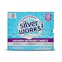 SilverWorks! Premium Dissolvable Laundry Detergent Sheets, Silver Ion Odor Elimination Technology, Powerfully Clean & Prevent Odors, Dissolves Fully