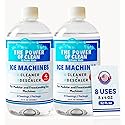 Power Made Ice Machine Cleaner & Descaler 16 fl oz 4 Uses | Nickel Safe Ice Maker Cleaner, Crystal Clear Descaling solution | Compatible