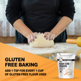 It's Just - Guar Gum, Gluten-Free, Non-GMO, Plant-Based Thickener & Binder, Thickens Cold Items, Keto Baking, Substitute Xanthan Gum, 8oz