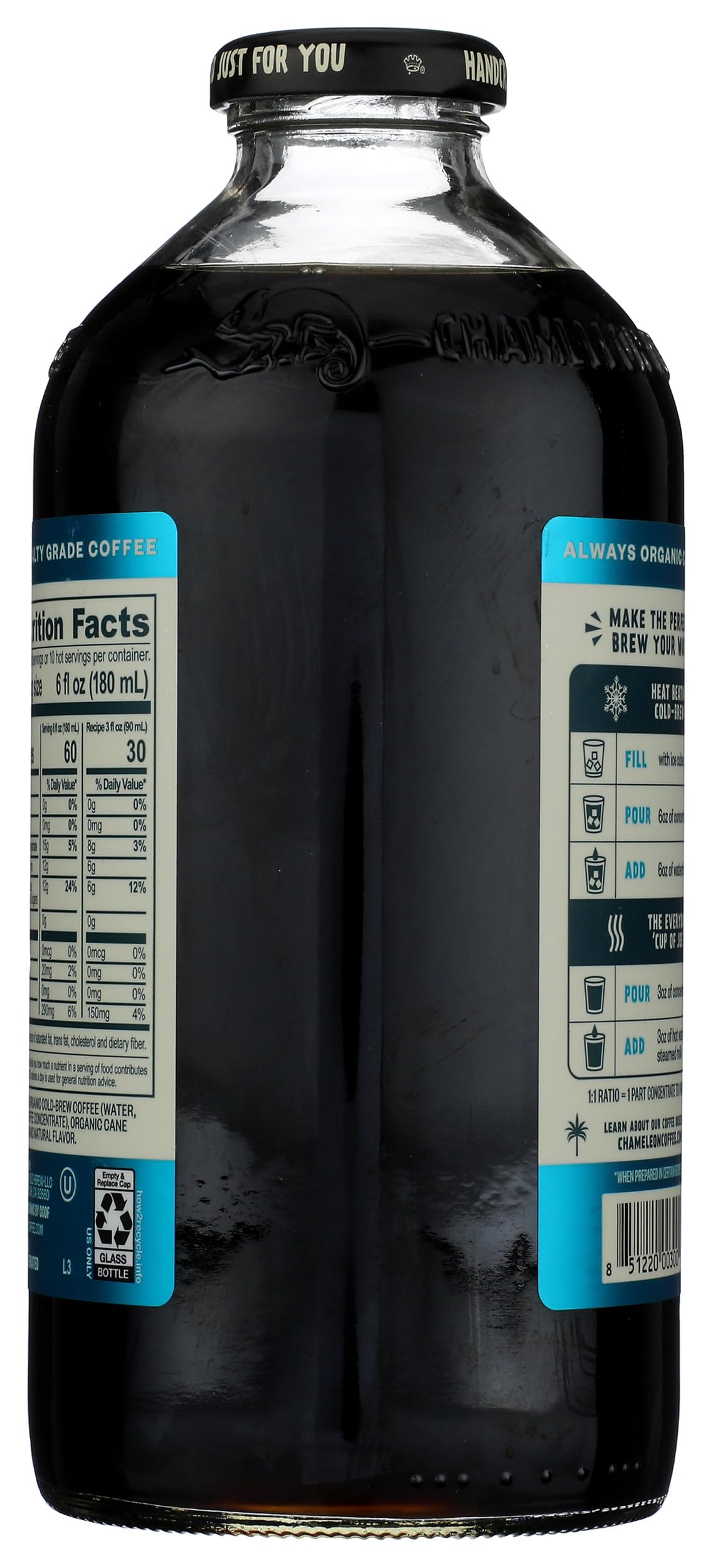 Chameleon Cold Brew Organic Lt. Ed. Seasonal Concentrated Cold Brew Coffee, 32 FZ