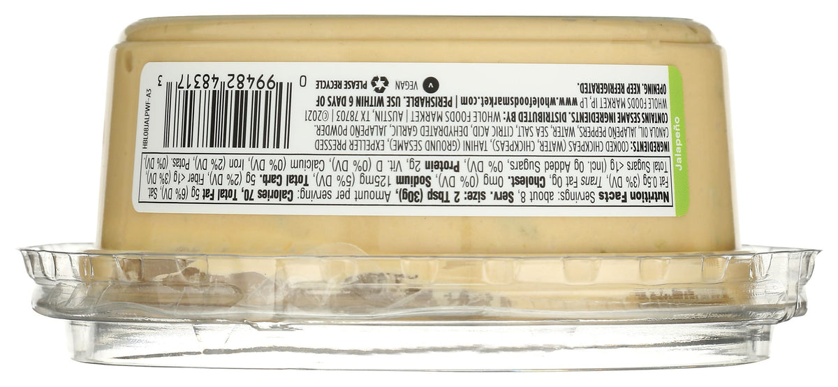 365 by Whole Foods Market Jalapeno Hummus, 8 OZ