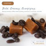 Southern Caramel Coffee Caramels, Soft Buttery Gourmet Caramel Candy Infused with Rich Coffee Flavor, Handcrafted, Small Batch, Gluten Free, No Corn