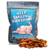 Keep Smiling Sunshine Trail Mix - Funny Gag Gift for Teens - Son and Daughter Gift - Unique Snack Gift Basket Ideas - Blobfish Encouragement Hang in