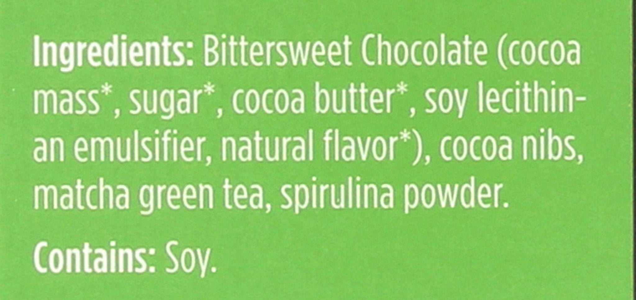 Vosges Haut-Chocolat , & Spirulina Super-Dark Chocolate Bar, Matcha Green Tea, 3 Ounce