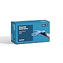 Blue Nitrile Gloves Medium, 100 Gloves Disposable Latex Free Powder Free - Food Safe Gloves, Cooking, Cleaning, Beauty Salon, Home and Industrial