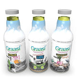 Graasi Organic Barley Grass Water | Hydration Drink with Vitamin C, D, Zinc | USDA Organic, Non-GMO, Vegan | Low-Calorie Wellness Beverage | Sample |