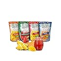 Klass Aguas Frescas Drink Mix Tropical Variety Pack - Watermelon, Cantaloupe, Mango & Pineapple - Powder Drink Mix, Water Drink Mix with Natural
