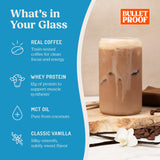 Bulletproof Iced Protein Coffee, Vanilla, 12g Whey Protein + MCT Oil, 170mg Caffeine, Instant Coffee from Real Beans, Tested for Toxins, No Artificial