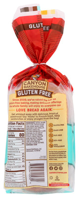 Canyon Bakehouse Hawaiian Sweet Gluten Free Bread, Whole Grain Sandwich Bread, Fresh, 15 oz Loaf