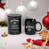Jack Daniel's Coffee bundled with Jack Daniel's Mug and a measuring scoop - 100% Arabica - Medium Roasted Ground Coffee- Kosher - Official Licensed