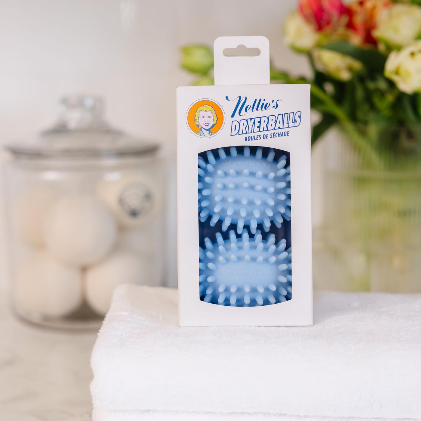 Nellie's Dryerballs - Eco-Conscious Laundry Dryer Balls - Softens Fabrics, Reduces Wrinkles, and Shortens Drying Time - Dryer Sheet Alternative (2