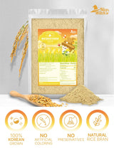 Nice Witch’s Rice Bran Powder 8 oz (227g), 100% Pure Raw Rice Bran, Edible & Multi-Purpose, For Smoothies, Baking