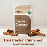 Micro Ingredients Organic Ceylon Cinnamon Powder, 1 lb | Sri Lanka Source | True Cinnamon for Spice & Seasoning | Great for Baking, Cooking, & Drinks