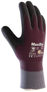 MaxiDry Zero 56-451 Cold Condition Work Glove with Thermal Lining and Full Double-Dipped Nitrile Coating (1, Extra Large)