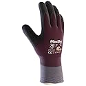 MaxiDry Zero PIP - 56-451 Zero - Large - 1/Pair 56-451 Cold Condition Work Glove with Thermal Lining and Full Double-Dipped Nitrile Coating (1, Large)
