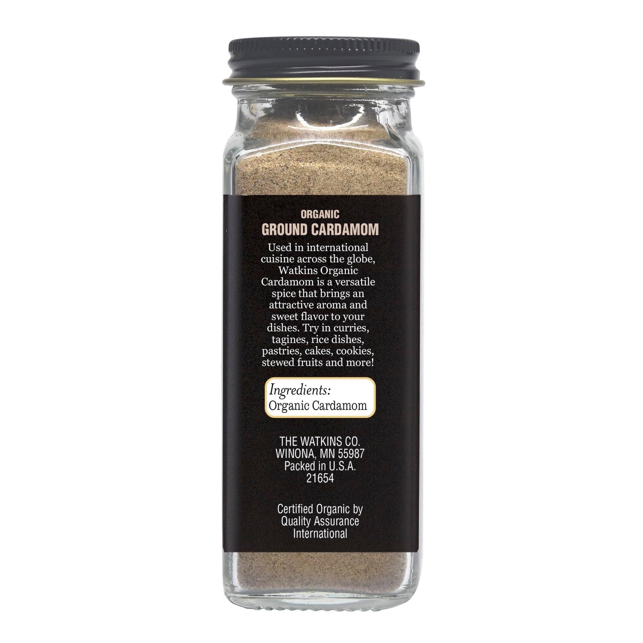 Watkin's Organic Ground Cardamom, 2.0 oz