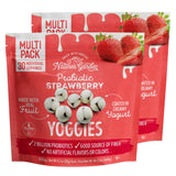 Nature's Garden Probiotic Strawberry Yoggies 21oz (30 x 0.7oz) Pack of 2 - Strawberry Yogurt-Covered Fruit Bites, High Fiber, Real Fruit Pieces, No