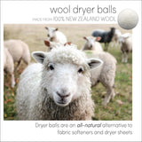 Three by Three Seattle Felt·Like·it!™ Wool Dryer Balls + Storage Bin: Reduce Drying Time, Static Cling, and Energy Use | Natural Alternative to Fabric