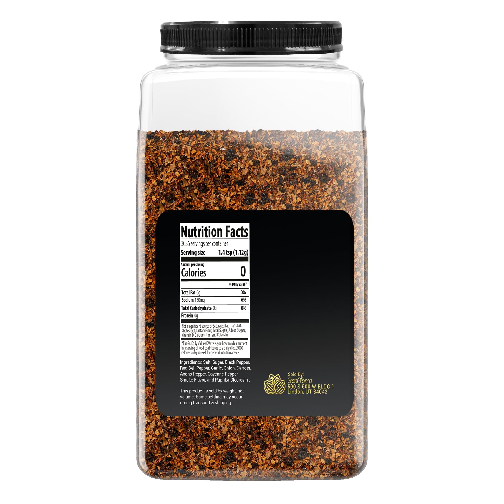GranAroma Mesquite Seasoning, Bold Smoky Flavor, Versatile Spice Blend (7.5 Pound)