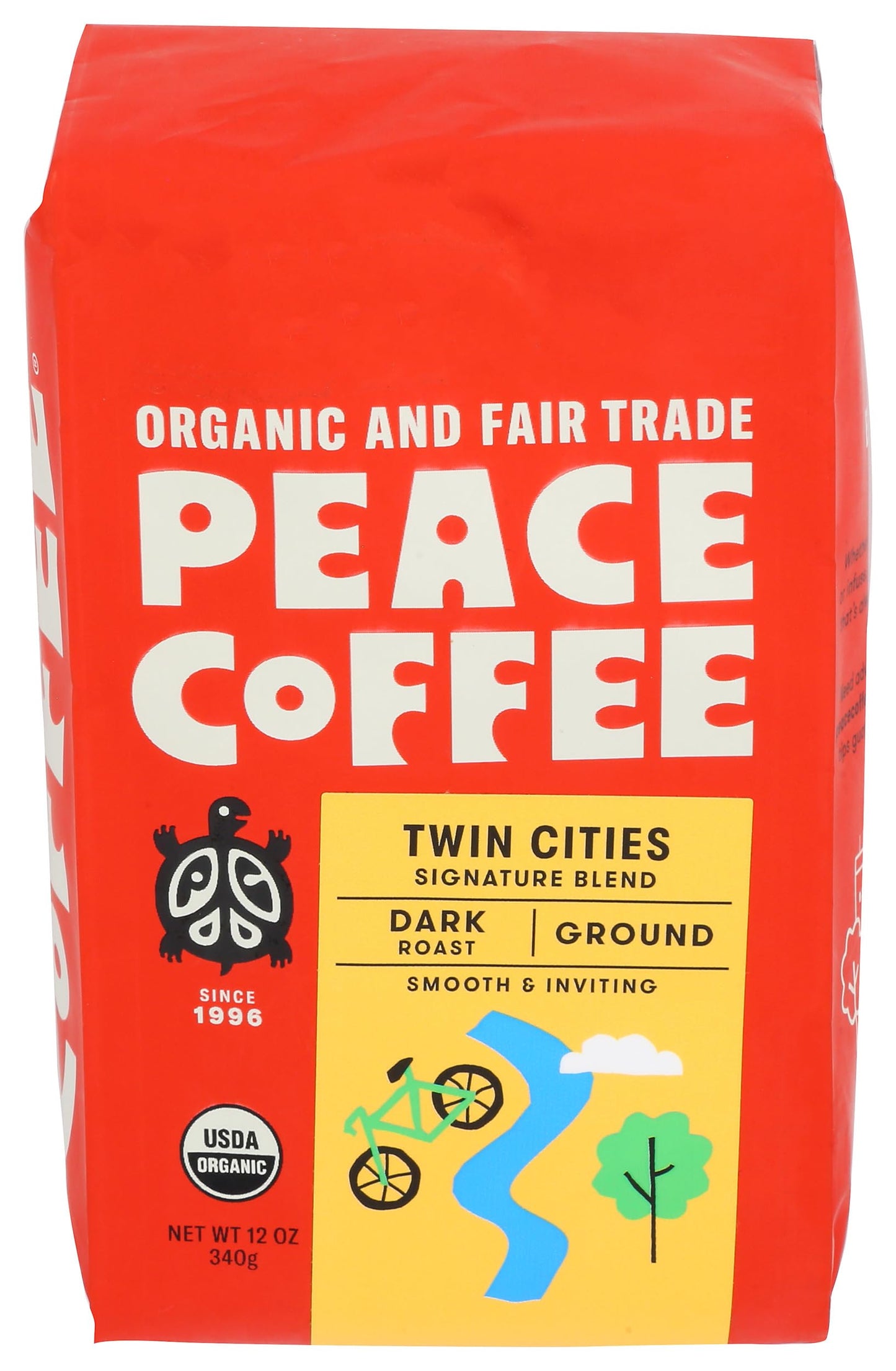 Peace Coffee, Twin Cities Organic Ground, 12 Ounce