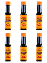 Mexico Lindo Picante Negra Hot Sauce | Light & Spicy | 8,400 Scoville Level | Great with Asian Food, Seafood & Meat | 5 Fl Oz Bottle (Pack of 6)