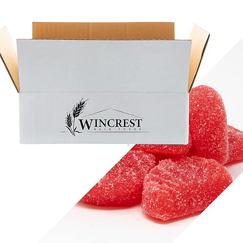 WinCrest Bulk Cherry Jelly Slices - 5 Lb Case