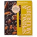 Spring & Mulberry, Date Pecan Date Sweetened Chocolate Bar, 2.1 Ounce