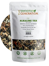 The Alkaline Tea - Wildcrafted Herbal Blend - Elderberry, Dandelion Root, Burdock, Flor de Tila.