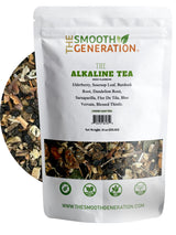 The Alkaline Tea - Wildcrafted Herbal Blend - Elderberry, Dandelion Root, Burdock, Flor de Tila.