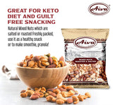 Aiva Roasted & Salted Mixed Nuts Bulk - 2 lb | Almonds, Cashews, Peanuts, Pecan, Hazel Nut, Brazil Nuts